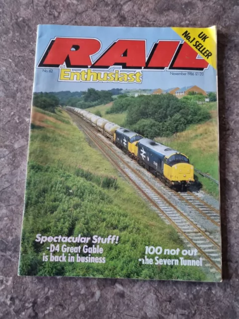 Back issue: Rail Enthusiast magazine November 1986