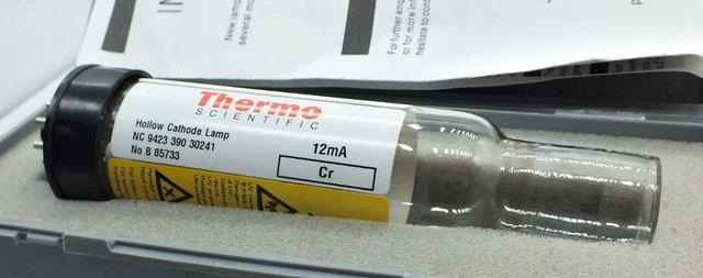 THERMO SCIENTIFIC HOLLOW CATHODE LAMP [Cr] 12mA 7 Pin 9423 390 30241