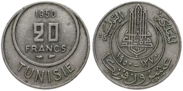 Tunesien - Tunisie 20 Francs 1950 1370 - V