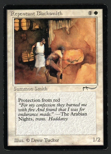 ***Repentant Blacksmith*** MTG Arabian Nights -Kid Icarus-