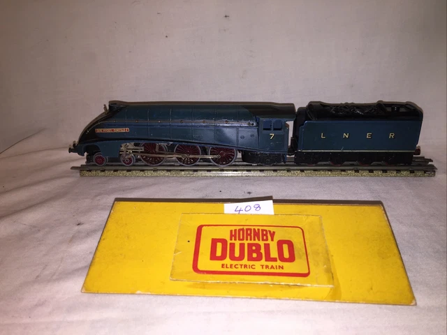 Hornby Dublo 3 Rail EDL1 A4 Sir Nigel Gresley 4-6-2 Loco & Tender Serviced