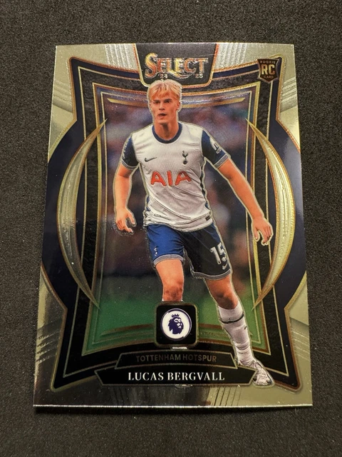 2024/25 PANINI SELECT EPL Lucas Bergvall Base Terrace Rookie Card ...