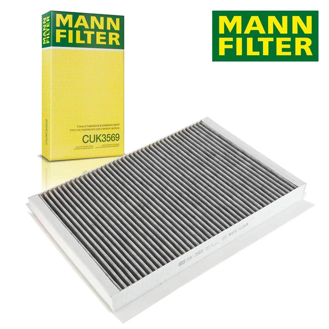 CUK 25 012 MANN-FILTER Filtre d'habitacle Filtre à charbon actif, 250 CUK 25 012 MANN-FILTER Filtre d'habitacle Filtre à charbon actif, 250