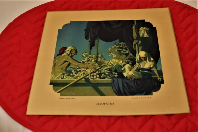 Maxfield Parrish CLEOPATRA Vintage Art Print ~ 1917 C.A.Crane Cleveland