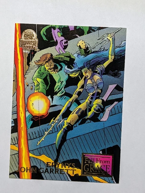 1994 Fleer Marvel Universe Series V Fall From Grace Erynys John Garrett #69