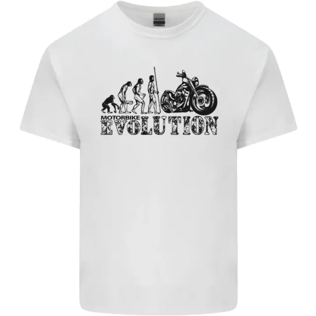 T-shirt Evolution of Motorcycle Moto Biker Bambini