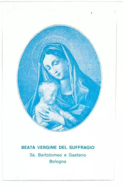 Santino Beata Vergine del Suffragio SS. Bartolomeo e Gaetano Bologna