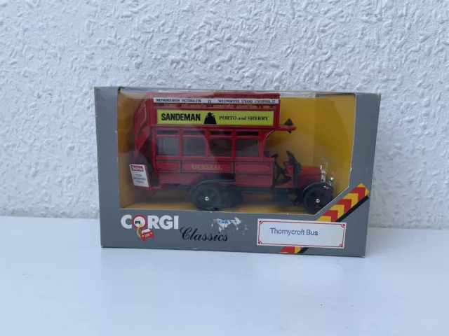 Corgi Toys Classics Modellauto Thornycroft Bus London General Scale 1:50, OVP #I
