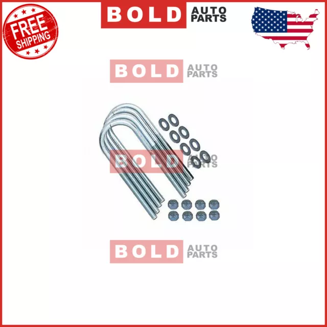Rubicon Express U-Bolt Kit For Jeep XJ Cherokee 1984-2001 Dana 35 / XJ Dana 44