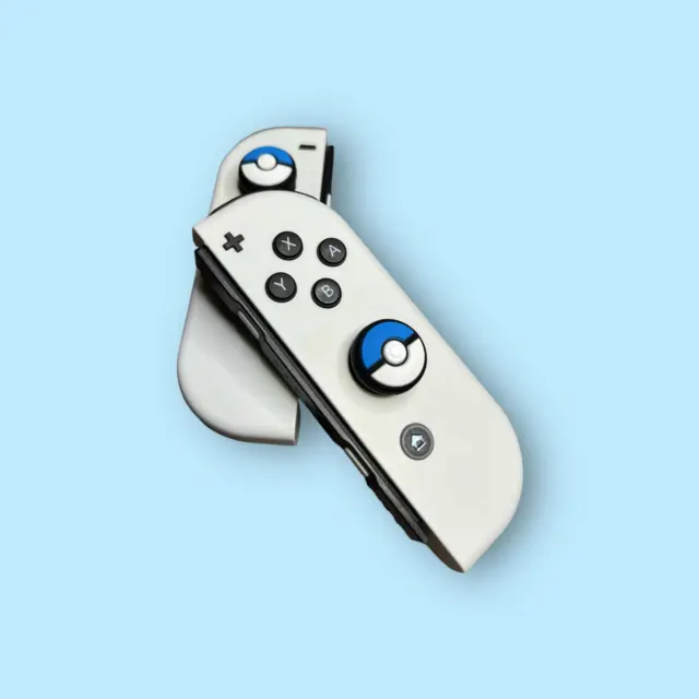 Blue Pokeball Thumbsticks für Nintendo Switch/ Switch Lite Grip Cap Pokemon Stil