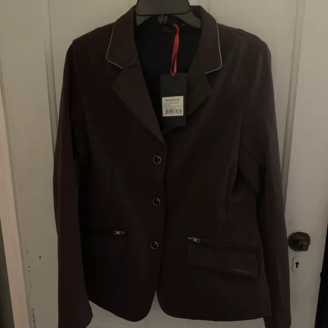 Horseware Ireland Competition jacket Large Brown Women’s Shower Proof Blazer