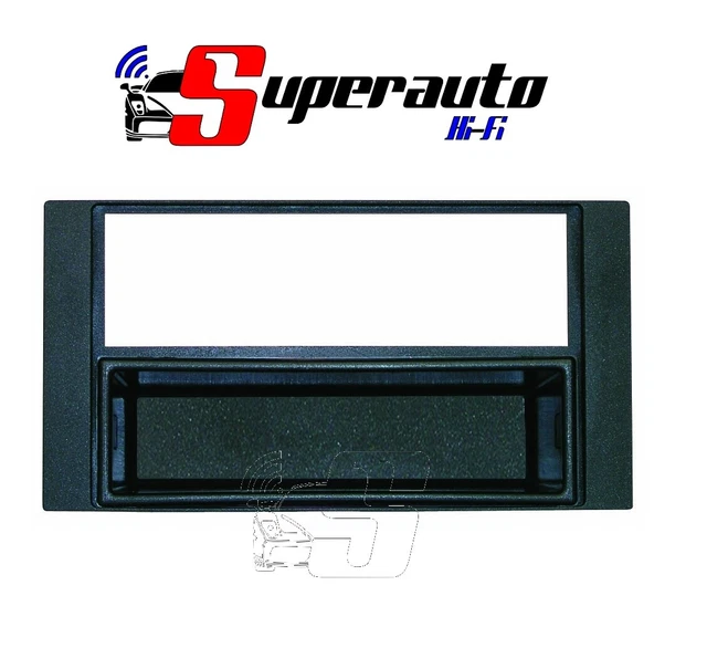 Connects2 CT24AU05 Cornice Adattatore Per Autoradio - Audi A6 Piatta, Colore Nero Con Tasca