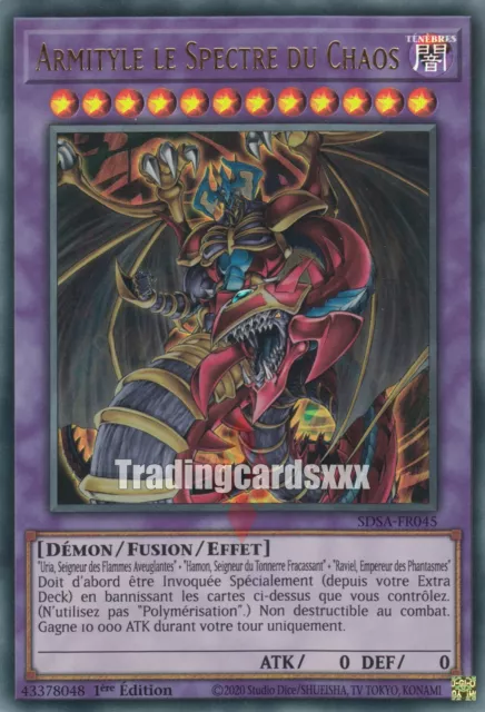 ♦Yu-Gi-Oh!♦ Armityle le Spectre du Chaos : SDSA-FR045 UR