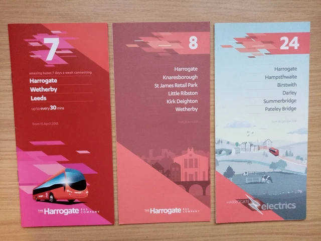 Transdev Bus Timetable TRANSDEV HARROGATE BUS Company 2018/2019 Bus Timetables - Routes 7, 8 ...