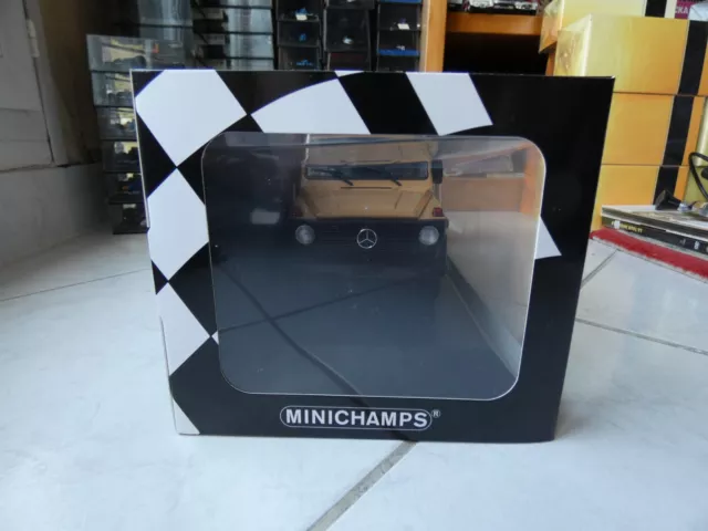 1980 Mercedes Benz G-Model LWB 240 GD BEIGE 1/18 MINICHAMPS NIB 3