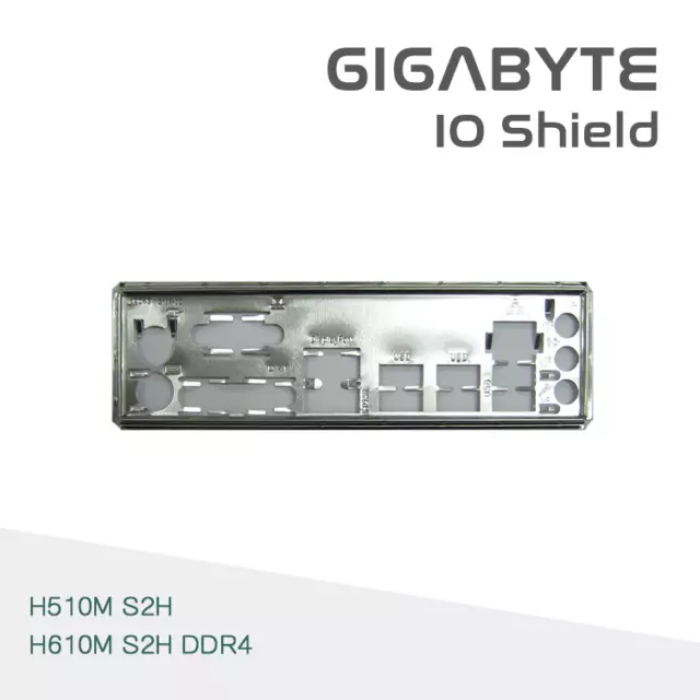 New Backplane Io I/O Shield For Gigabyte H510M S2H / H610M S2H Ddr4 Motherboard