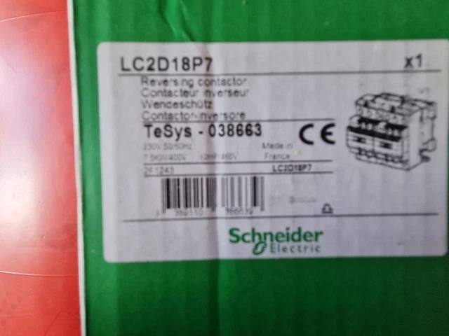 LC2D18P7 CONTACTEUR INVERSEUR 230V  7,5kW SCHNEIDER  LC2 D18