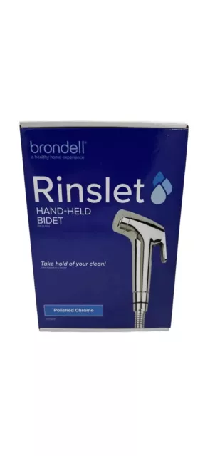 Brondell Rinslet Hand-held Bidet Polished Chrome NEW NIB