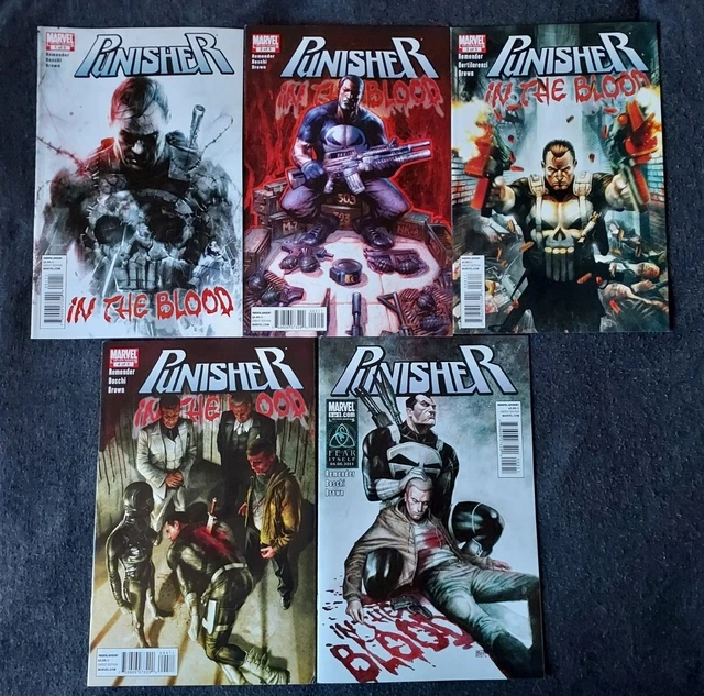 Punisher: In The Blood #1-5 : Complete Series : Marvel Comics 2011 NM