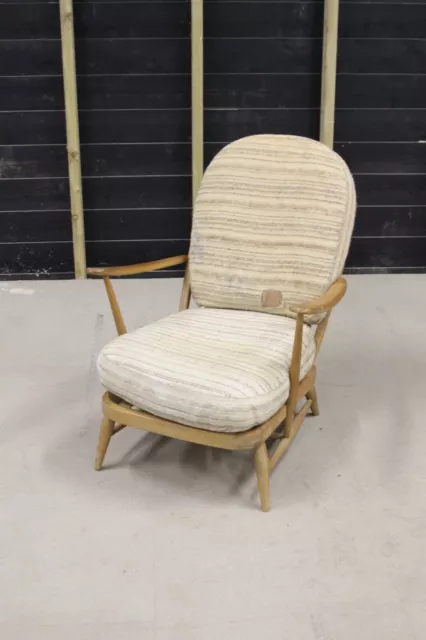 Vintage Ercol 203 Armchair Easy Lounge Arm Chair Low *FOR RESTORATION / PROJECT*