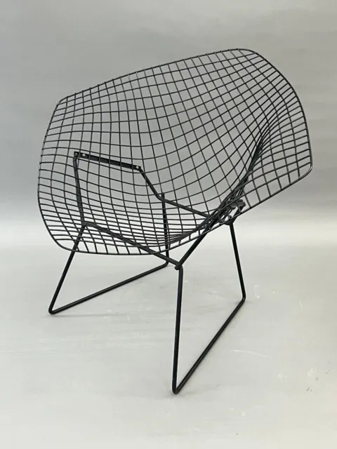 Knoll Diamond Chair vintage early 50s mit Bezug Mid Century Design HARRY BERTOIA