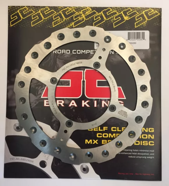 JT Brakes Auto Limpieza Frente Disco de Freno Ondulado Para Kawasaki KX250 (1991