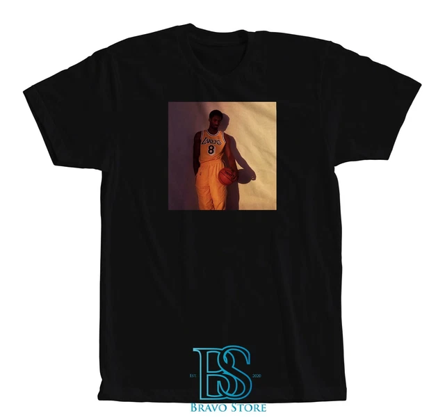 T-shirt streetwear personalizzata Kobe Bryant Lakers Shaq RIP NBA cotone uomo/donna