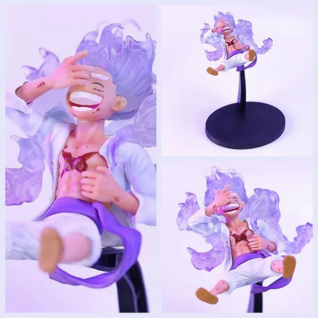 FIGURINE ANIME ONE Piece Sun God Nika Monkey D Luffy Gear 5 PVC statue