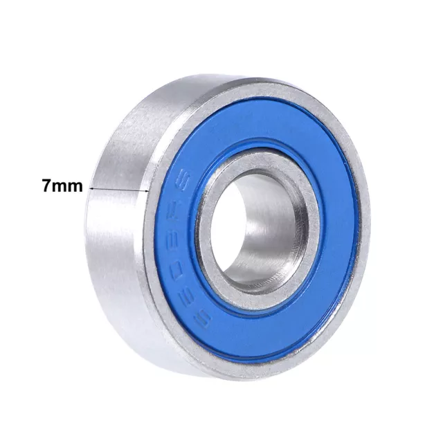 S608-2RS Stainless Steel Ball Bearing 8x22x7mm Double Sealed 608RS Bearings 5pcs 3