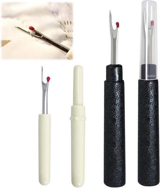 4 PACK SEAM Ripper Stitch Remover Set - Sharp Steel Unpicker with ...