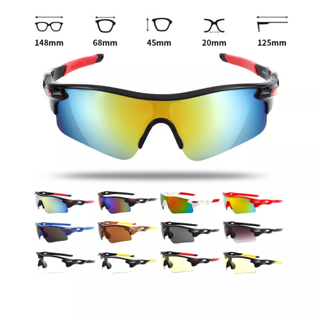 Mens Sunglasses Cycling Bicycle Bike Outdoor Sports Driving  Fishing Glasses UK