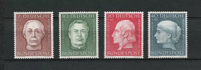 Bund, BRD, Jahrgang 1954, Mi. Nr. 200 – 203, postfrisch **