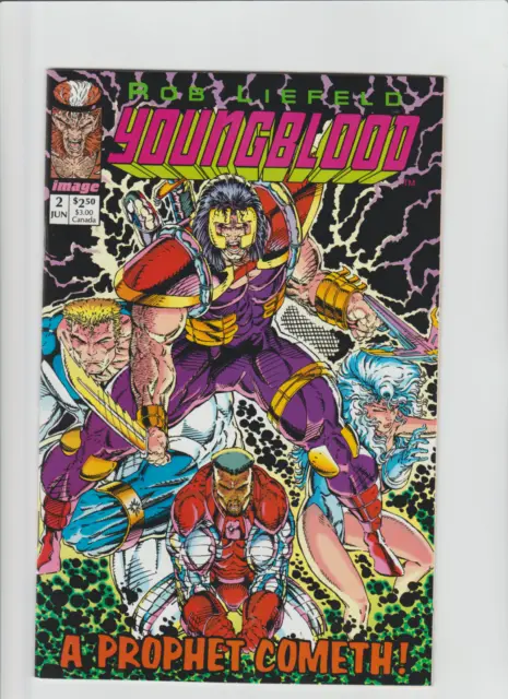 Youngblood (1992)#2 Image FIRST APPERANCE Shadowhawk &  Prophet HTF PINK VARIANT