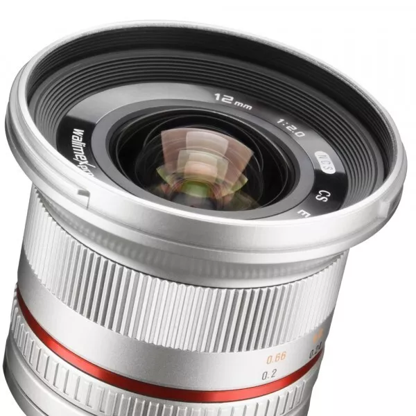 Walimex pro  12mm F2.0~22 MFT: 98.9° for m 4/3 Silver