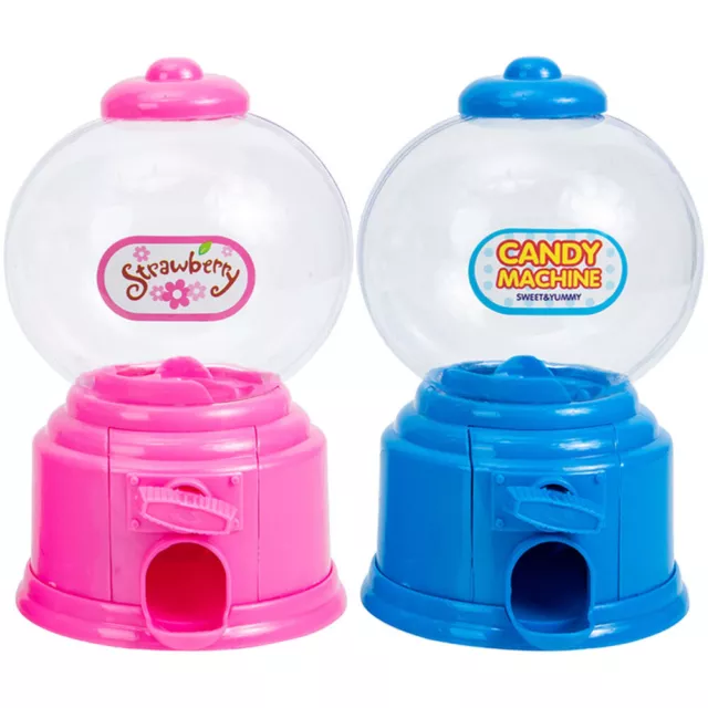 2 Pcs Candy Twisters Dispenser Automatic Gumball Machine Kids Coin Child