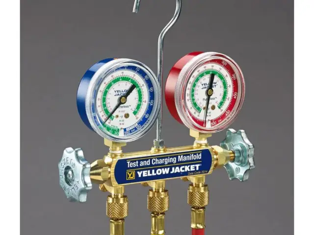 Yellow Jacket 41312 Series 41 Manifold, with 2.5' Gauges