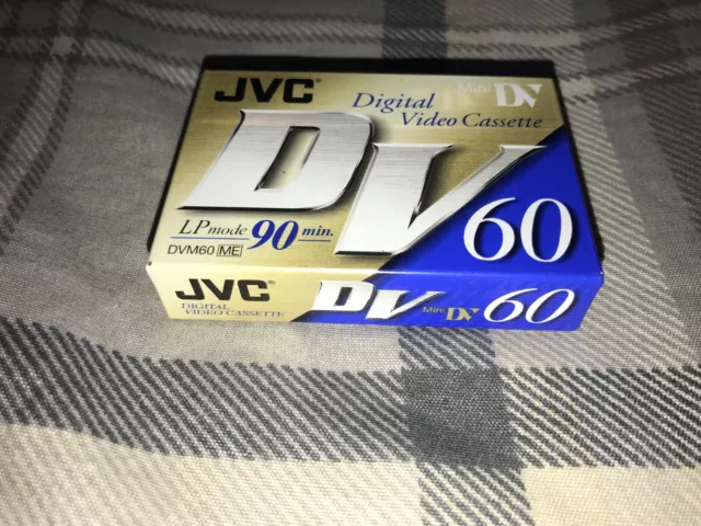 JVC DVM60 ME Mini DV Digital Camcorder Cassette/Tape - BRAND NEW SEALED STOCK