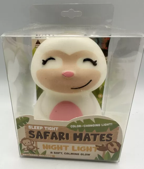 Sleep Tight Safari Mates Night Light A Soft Calming Glow Color Changing