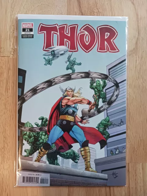 Thor #21 NM (2022) Homage Variant 1st App Mjolnir God Hammers Origin Marvel
