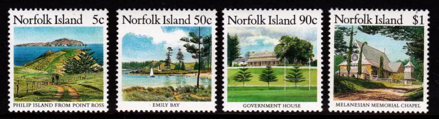 1987 Scenic Views of Norfolk Island MUH Series 1 - Complete Set of 4 Stamps