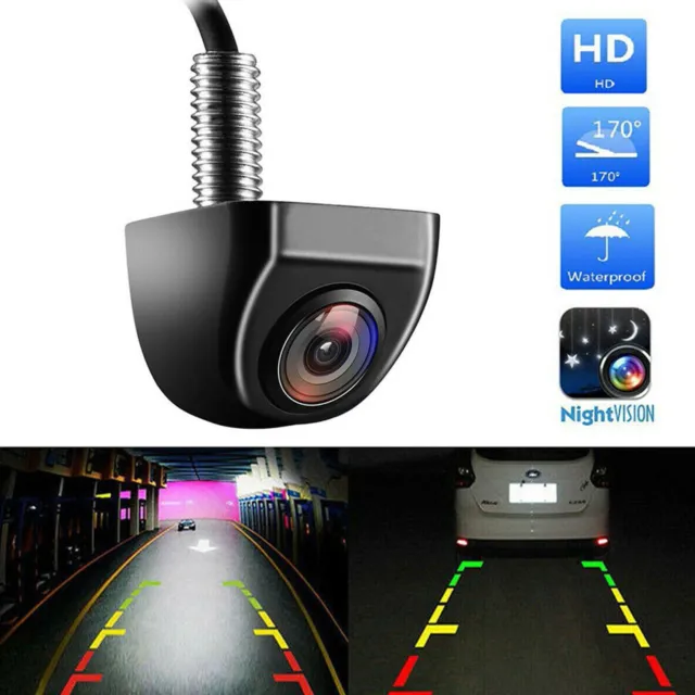 Waterproof 170° Car Reverse Backup Night Vision Camera Rear View Parking Cam 12V