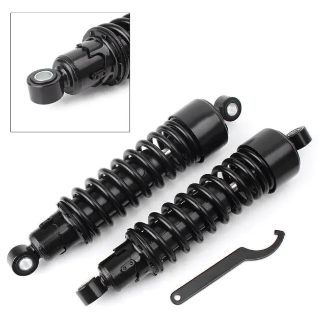 12 inch 12" ATV Scooter Rear Shock Absorbers For Harley Davidson Pair Motorcycle