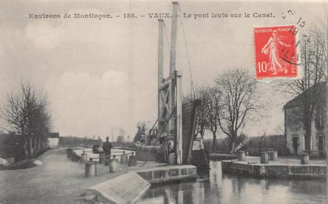 03,-ENVIRONS DE MONTLUçON ,-VAUX ,- Le Pont-Levis 42378