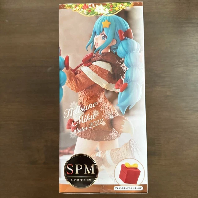 Figura Hatsune Miku Christmas 2021 – Super Premium SEGA, 24 Cm, Collezionabile, Dai 15 Anni