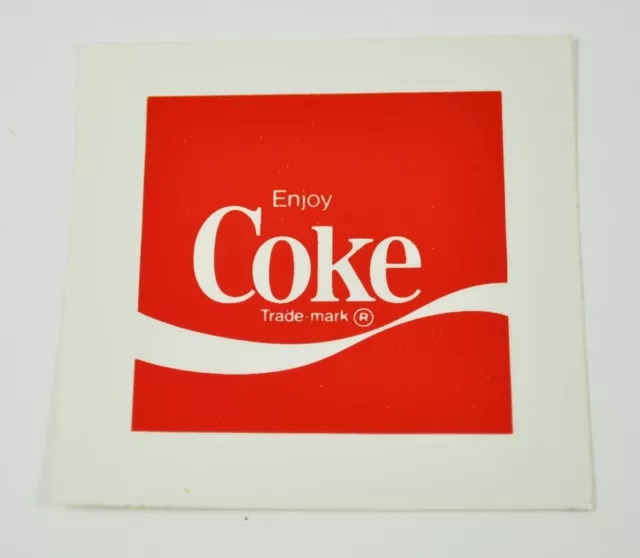 Vintage Coca-Cola Coke USA Logo Vinyle Autocollant Sticker Decal 7 CM V5,