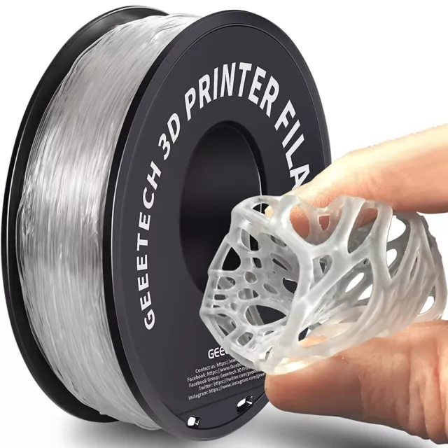Flexible 3D Filament TPU 500g, Black, Jayo
