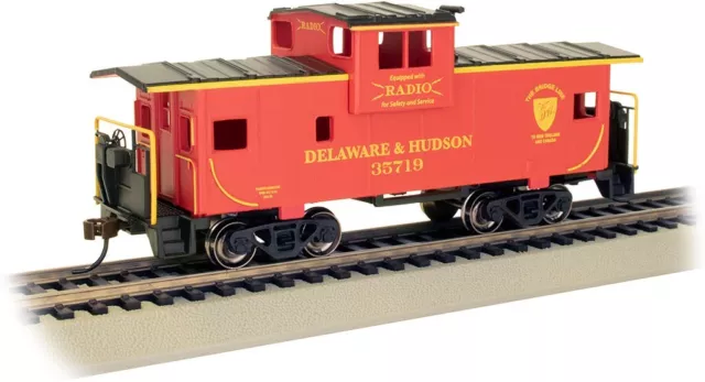 Bachmann ~ HO Scale ~ Delaware & Hudson #35719 ~ 36' Wide-Vision Caboose ~ 17708