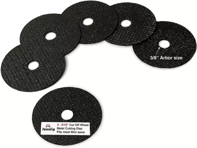 JOUNJIP 2 5/16" Cut Off Wheel Metal Cutting Discs fits Most Mini Miter