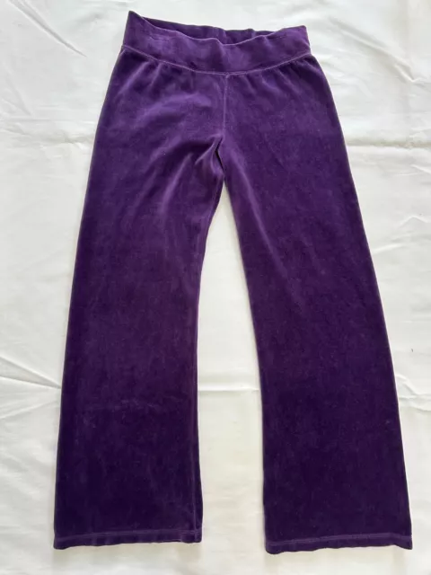 Jogger velluto viola JUICY COUTURE per ragazze età 8 nuovi con etichette