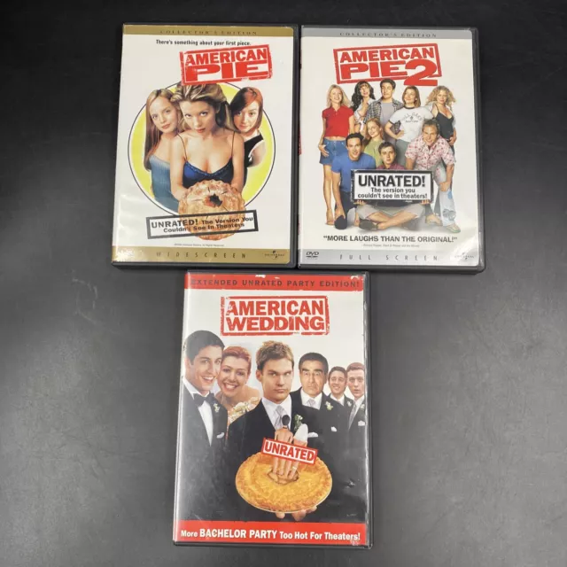 Movie Lot American Pie Wedding Dvd Movies Unrated Stiffler Comedy
